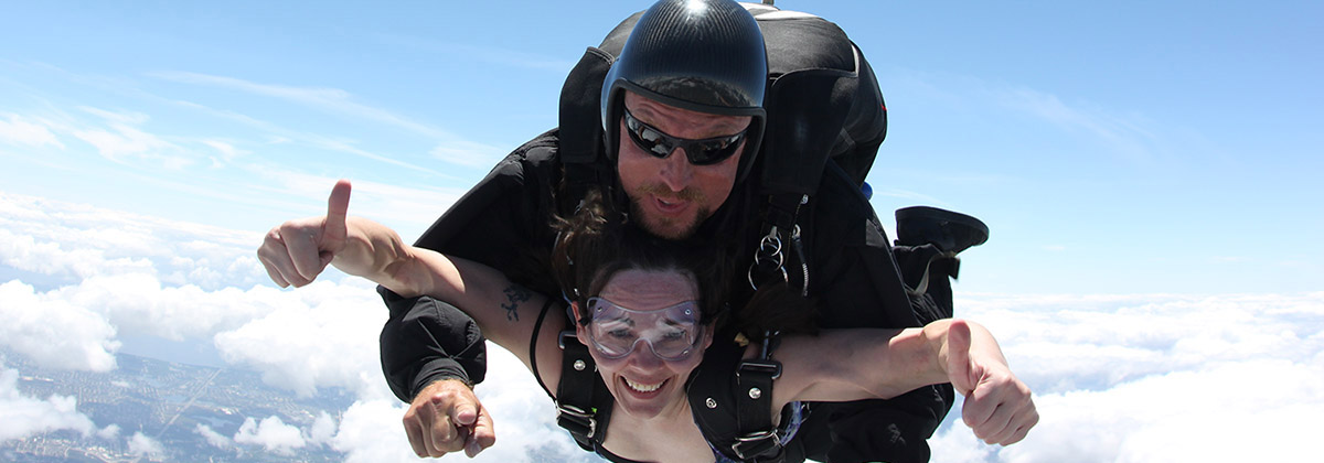 kim skydiving